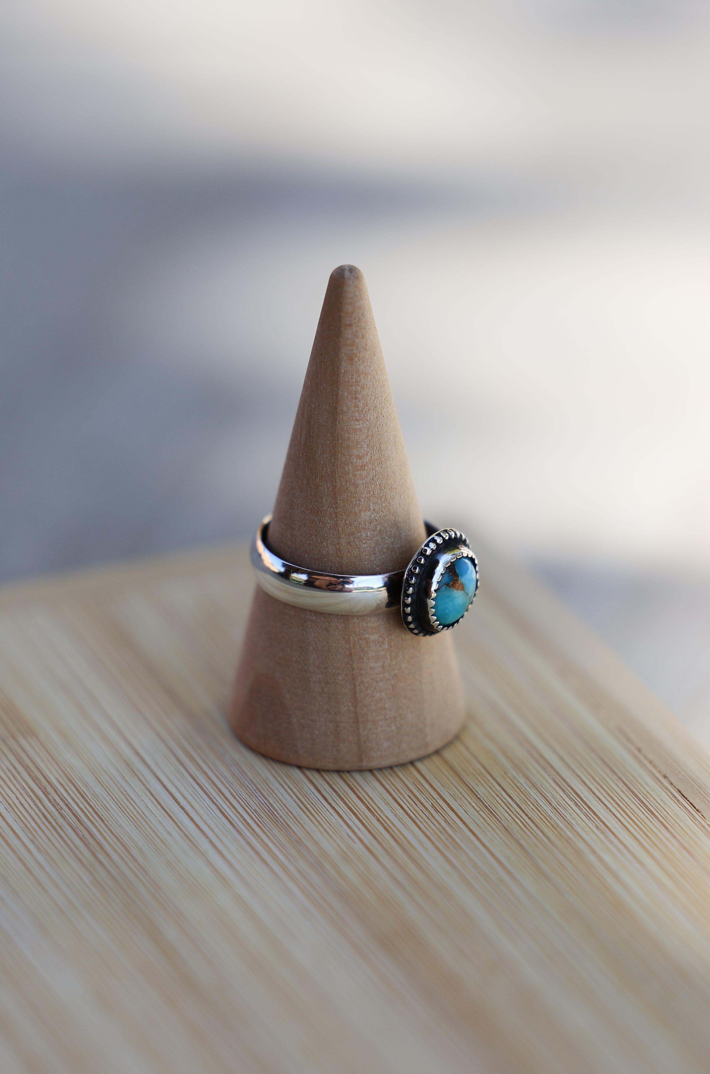blue devotion mini ring