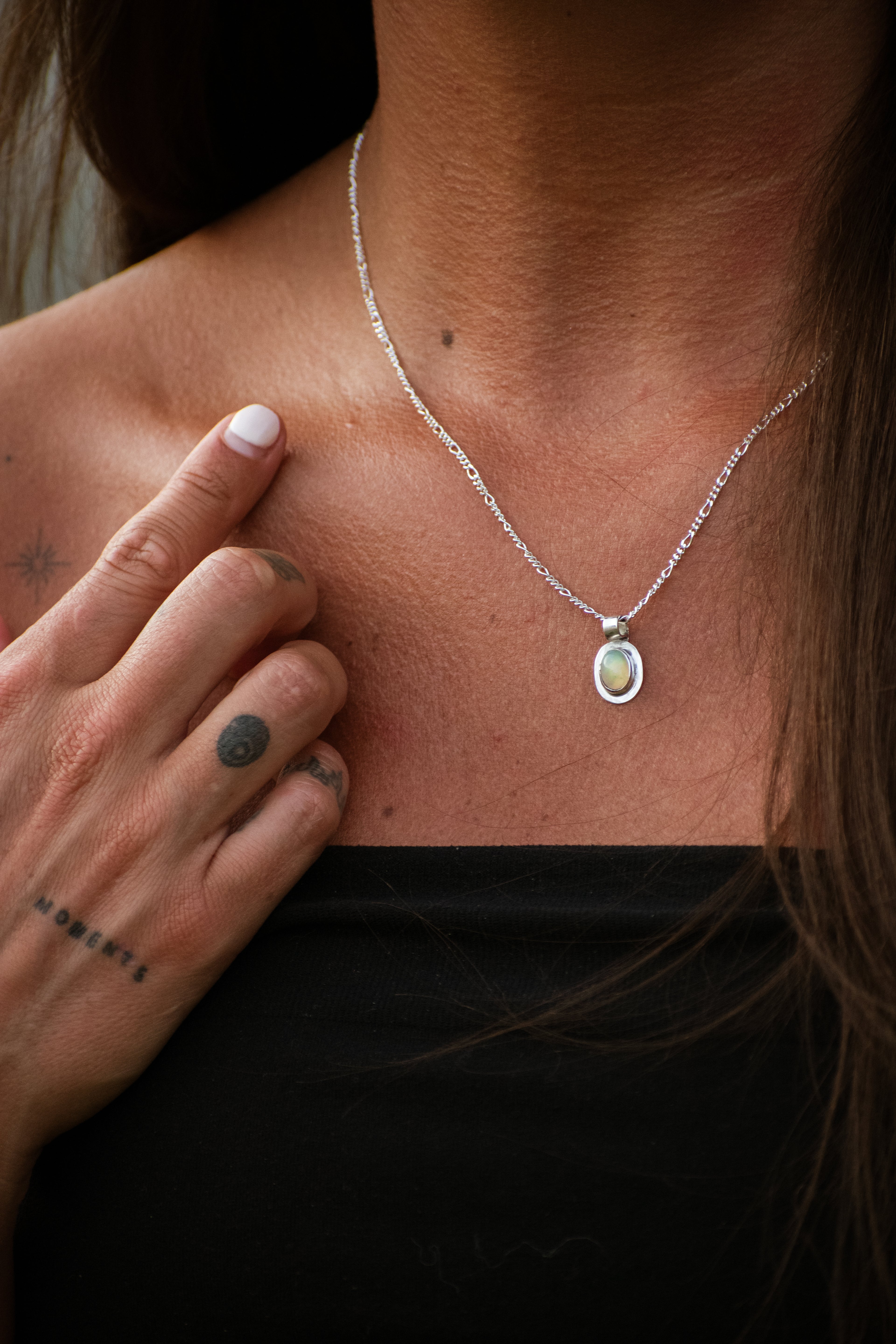 Skystone necklace