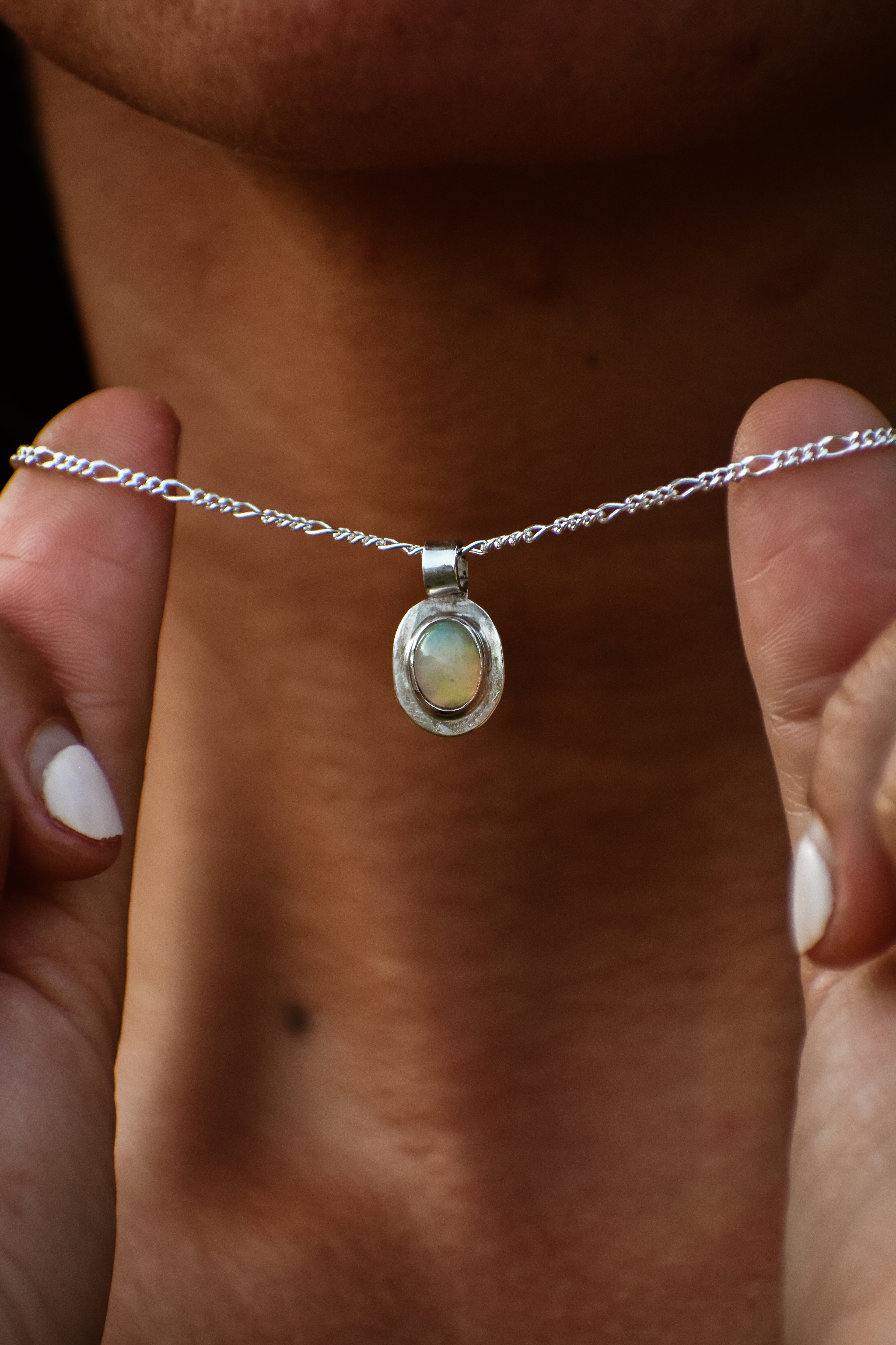 Skystone necklace