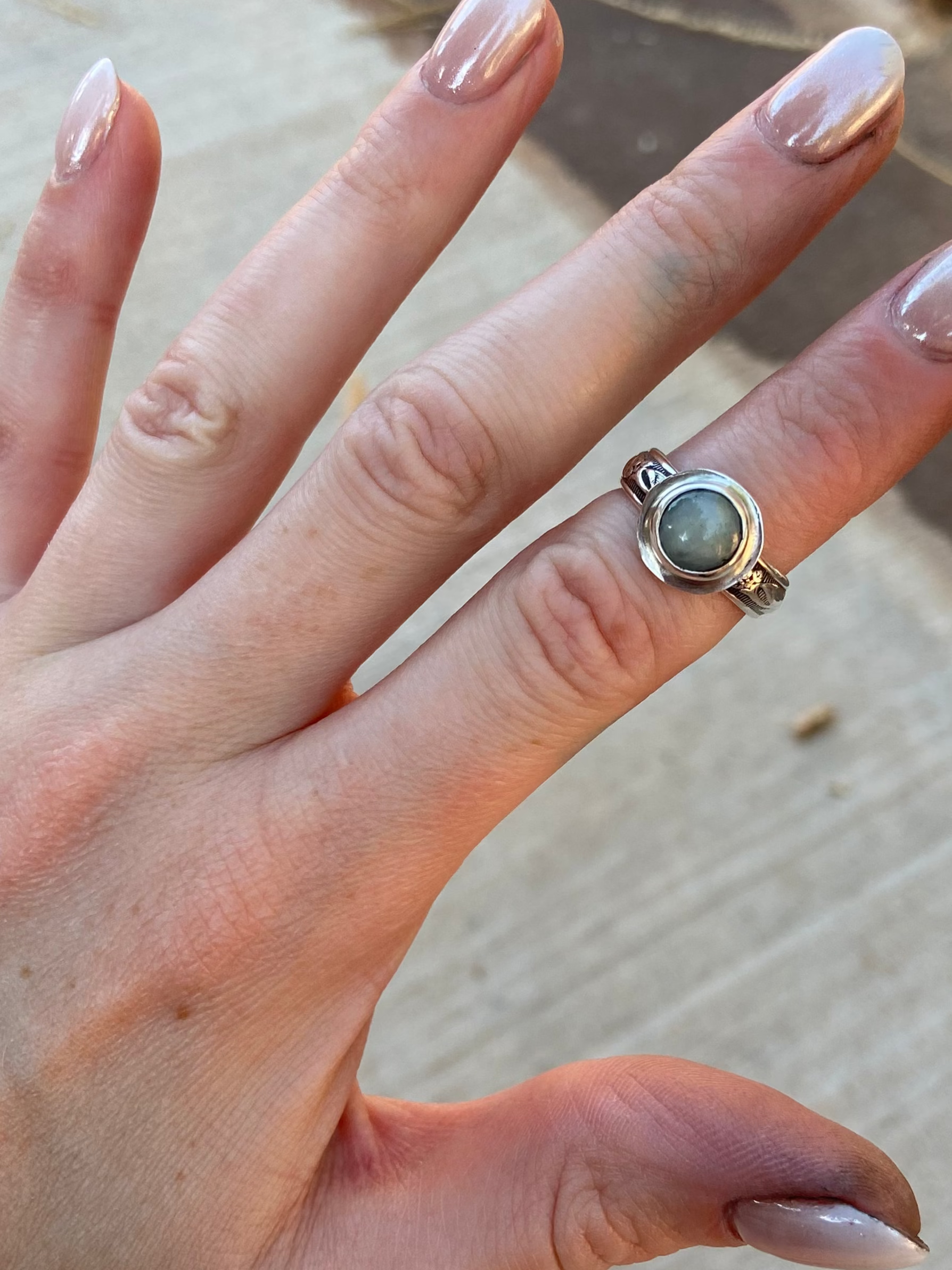 Sage mini ring